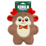 KONG HOLIDAY Snuzzles Bow Tie Reindeer MD