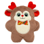 KONG HOLIDAY Snuzzles Bow Tie Reindeer MD