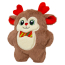 KONG HOLIDAY Snuzzles Bow Tie Reindeer MD