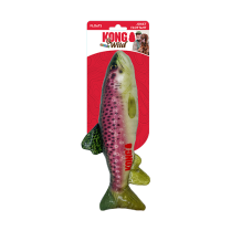 KONG Wild Shieldz Trout Dog Toy Medium