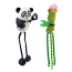 KONG CAT Scrattles Panda& Bamboo 2pk Toy