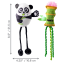 KONG CAT Scrattles Panda& Bamboo 2pk Toy