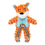 KONG Floppy Knots Fox Dog Toy X-Small