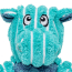KONG Floppy Knots Hippo Dog Toy X-Small