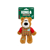 KONG HOLIDAY Wild Knots Sweater Bear Red SM/MD