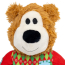 KONG HOLIDAY Wild Knots Sweater Bear Red SM/MD