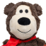 KONG HOLIDAY Wild Knots Jumbo Bear Dk Brown XL