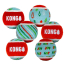 KONG HOLIDAY SqueakAir Tennis Balls 6-pk MD