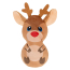 KONG HOLIDAY CAT Refillables Catnip Toys Reindeer