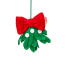 KONG HOLIDAY CAT Connects Window Mistletoe Toy