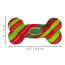 KONG HOLIDAY AirDog Squeaker Bone Stripe SM