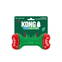 KONG HOLIDAY CoreStrength Bone Green Dog Toy MD/LG
