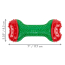 KONG HOLIDAY CoreStrength Bone Green Dog Toy MD/LG