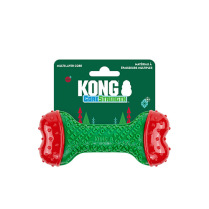 KONG HOLIDAY CoreStrength Bone Green Dog Toy SM/MD