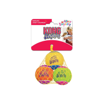 KONG SqueakAir Birthday Balls (3pk) Dog Toy  Medium