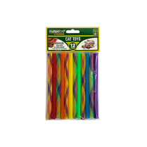 MULTIPET Toy Kitty Straws 7" 12pk
