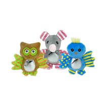MULTIPET Toy Cat "See" Asst (Mouse, Bird, Owl)