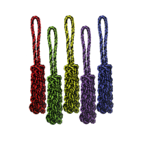 MULTIPET Toy Nuts for Knots - Rope Tug w/Stick Asst 16"