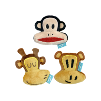 MULTIPET Toy CAT Paul Frank Plush Heads 3pk