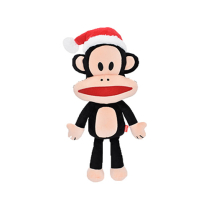 MULTIPET HOLIDAY Paul Frank Julius w/Santa Hat 18"