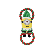 MULTIPET HOLIDAY Minion Stuart Elf Tug Toy 10.5"
