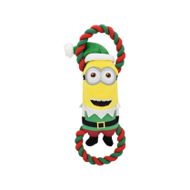 MULTIPET HOLIDAY Minion Kevin Elf Tug Toy 10.5"