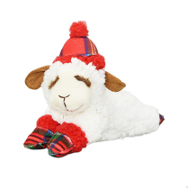 MULTIPET HOLIDAY LambChop Red Plaid 6"