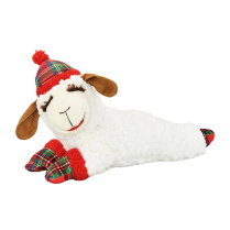MULTIPET HOLIDAY LambChop Red Plaid 10.5"