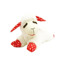 MULTIPET Toy Lamb Chop Heart Pattern 10.5" NEW