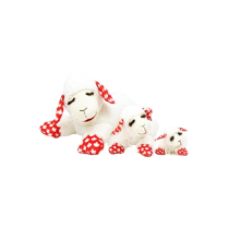 MULTIPET Toy Lamb Chop Maple Leaf Pattern 10.5" NEW