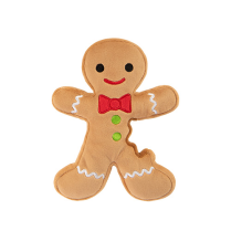 PWI GoDog HOLIDAY Gingerbread Man Plush Toy MD
