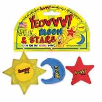 DW Sun/Moon/Stars Yeowww! Catnip Toy 3-PACK (4)
