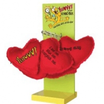 DW DISPLAY w/stand Hearrrt Attack Assorted Catnip Toy 12ct