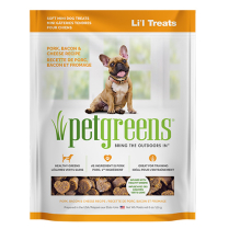 BELLROCK PetGreens Li'l Treats Bacon & Cheese Recipe 6oz