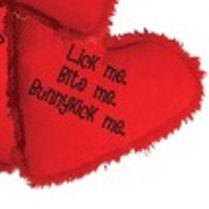 DW Hearrrt Attack "Lick/Bite/Bunnykick Me" Catnip Toy (4)