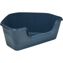 MOD HY Fit Corner Litter Box 26x21x10" Denim Bue (6) NEW