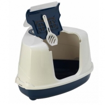 MOD FLIP Cat Corner Hood Litter Pan Blue Berry C250-0331 (6)