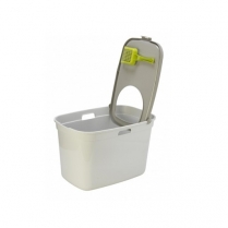 MOD Top Cat Litter Box White w/ Grey Lid AG50-0027 (3)