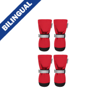 CPL Canada Pooch F&W Soft Shield Boot 4pk Red SZ 4