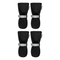 CPL Canada Pooch F&W Soft Shield Boot 4pk Black Reflect SZ 4