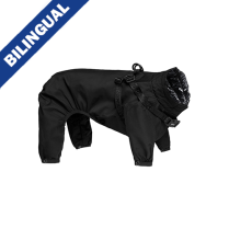 CPL Canada Pooch F&W Harness Snowsuit Black SZ 18