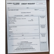 GLO Credit Request Forms  #2000001