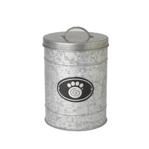 PETRAGEOUS Galvanised Treat Jar Large