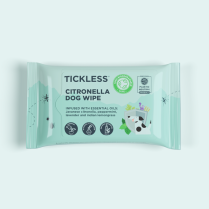 Tickless Citronella Scented Dog Wipes (20/Wipes)
