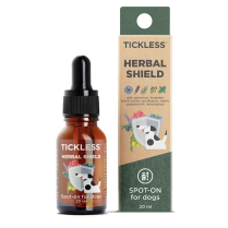Tickless Herbal Shield Spot-on For Dogs 20ml NEW