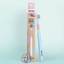 Furree 3 Sided Toothbrush + Dental Powder Sample NEW