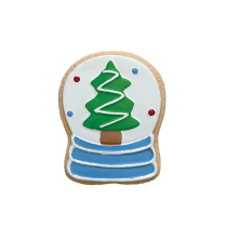 FOUFOU HOLIDAY Cookies for Santa Chew Snow Globe