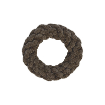 FOUFOU FouFIT Velvet Knotted Rope Ring Brown NEW