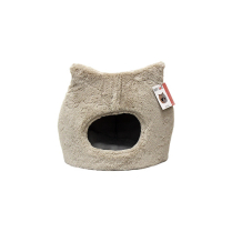 RUFF LOVE Cozy Cat Bed Taupe 17" x 17"
