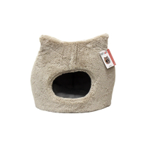 RUFF LOVE Cozy Cat Bed Taupe 19" x 19"